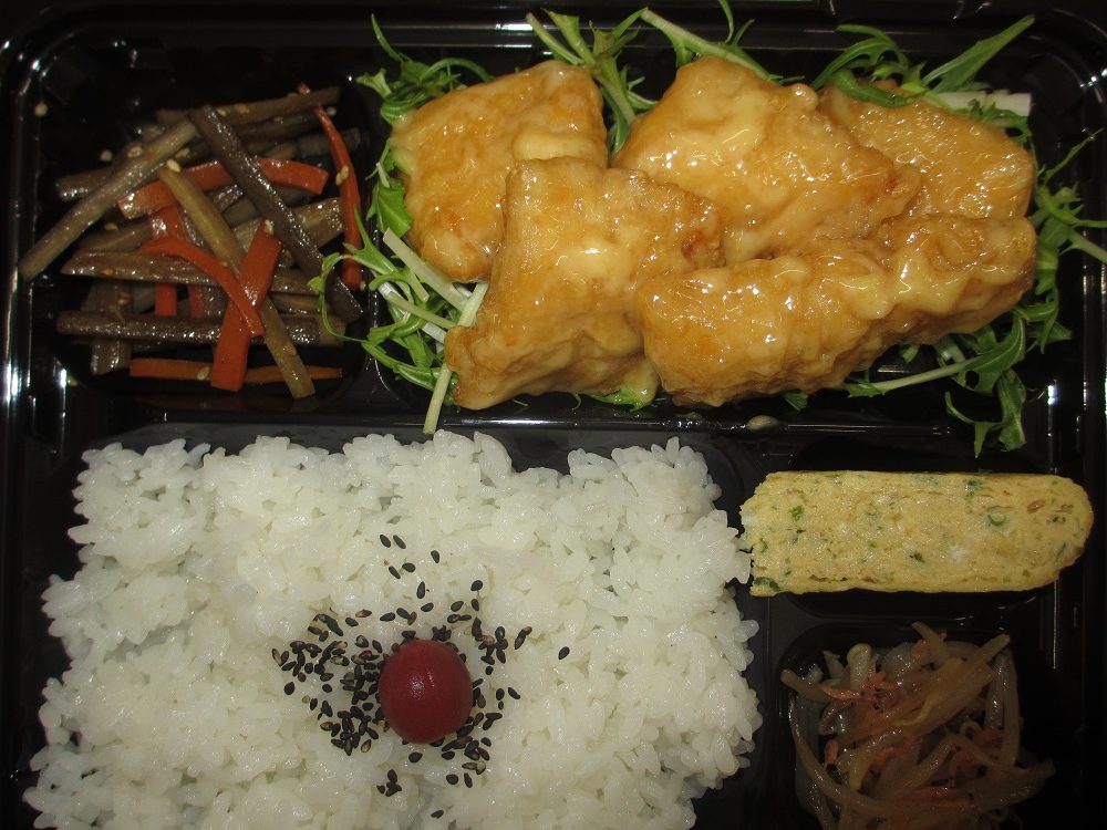 まぐろ竜田揚げ（わさびマヨ）