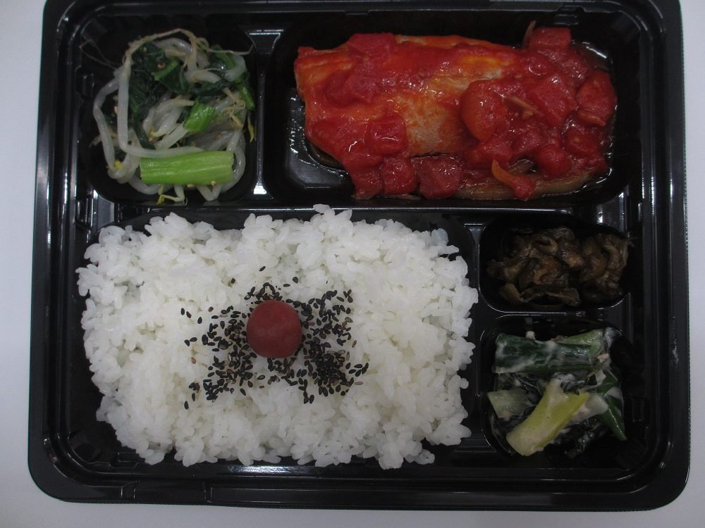 あじのトマトソース炒め