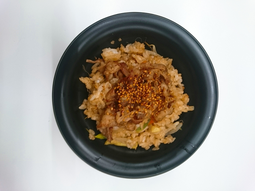 混ぜ込み焼肉丼