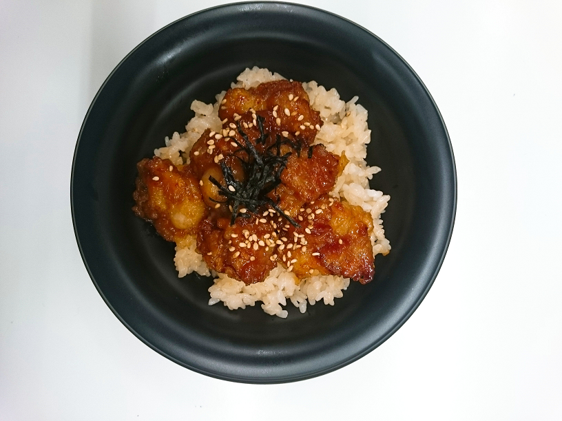 とりの甘辛丼