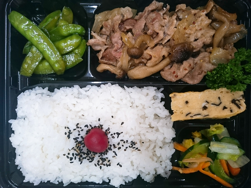 豚肉の和風粒マスタード焼き